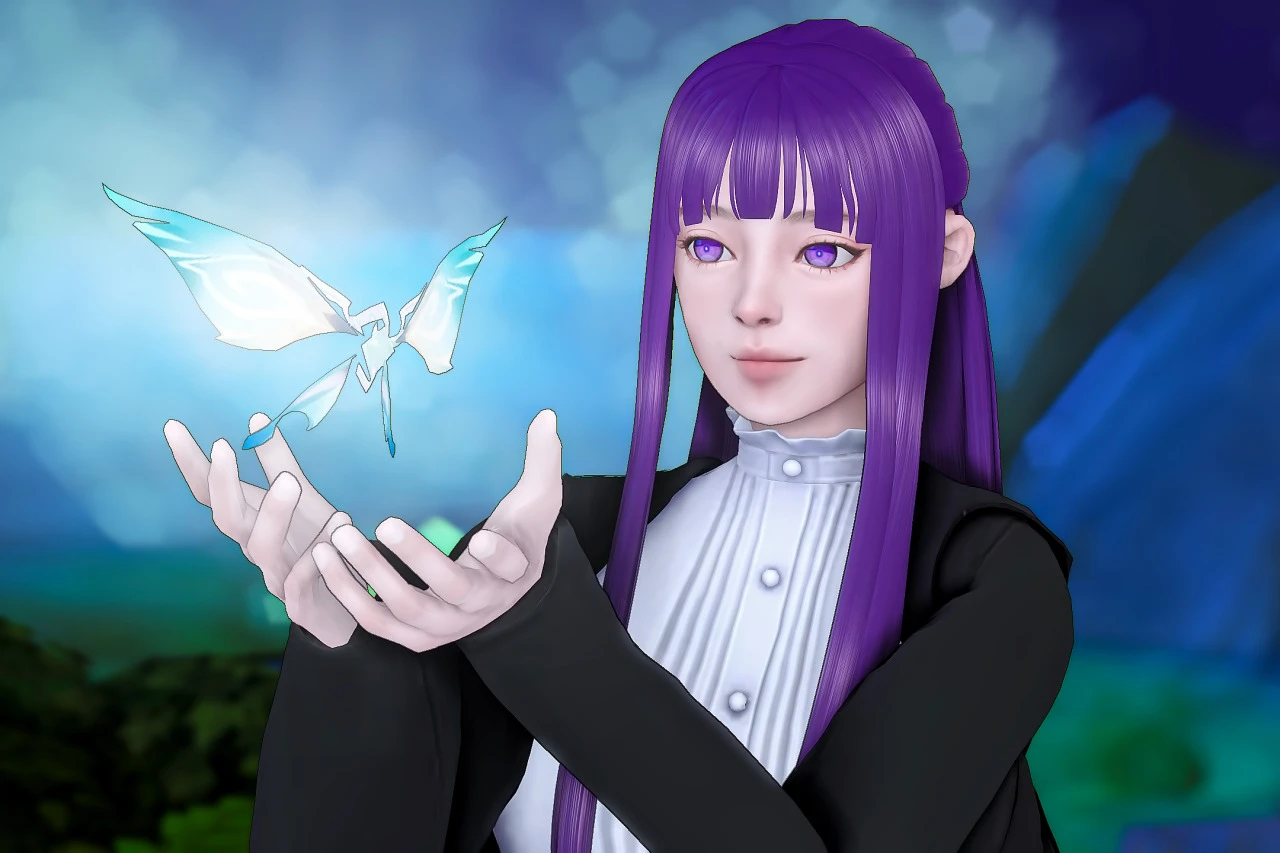 The Sims 4 "Сим - Ферн из Frieren: Beyond Journey's End"