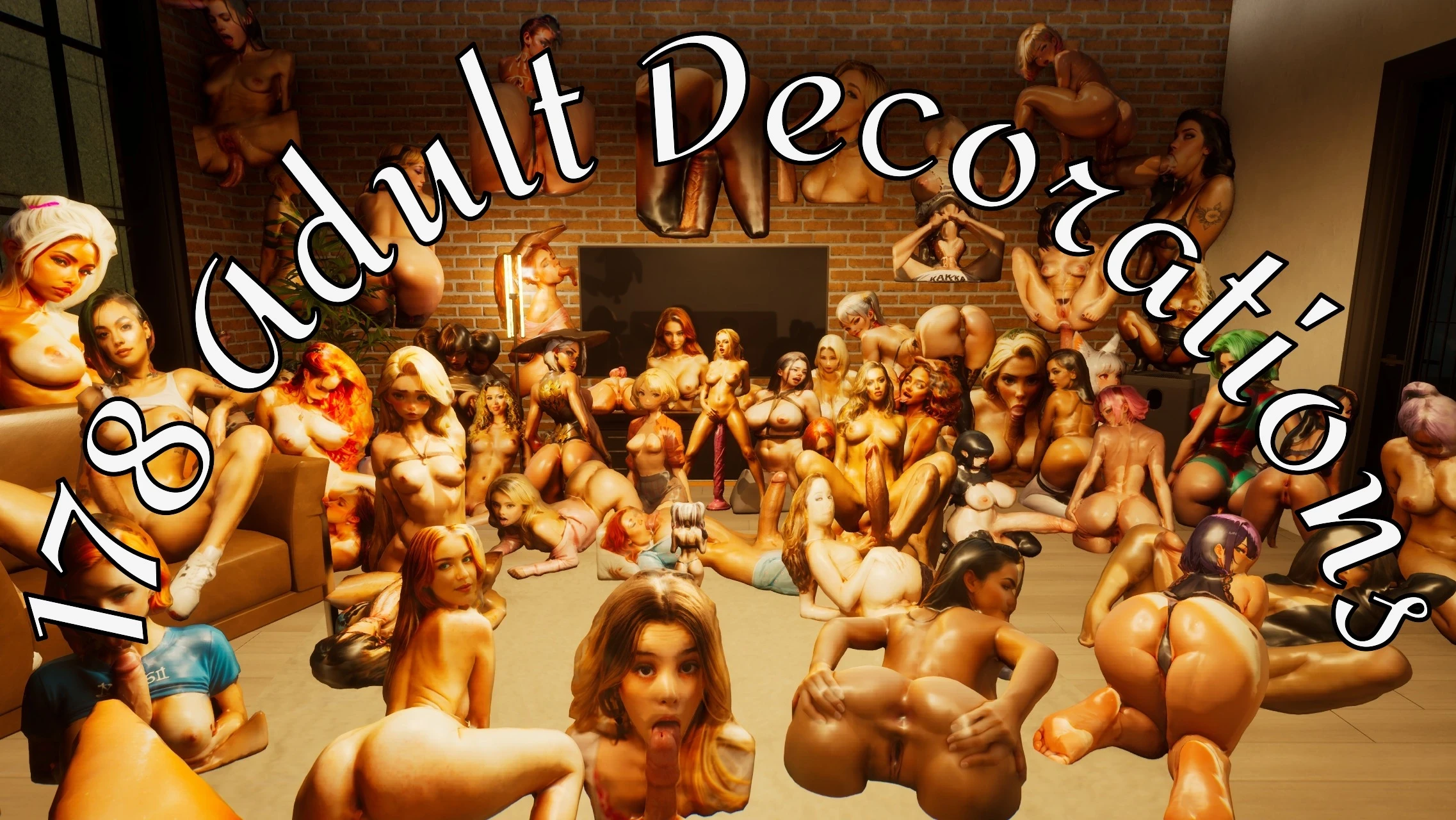 inZOI "Набор декораций для взрослых - 178 моделей 18+"