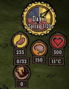 Don't Starve "Season Clock (LITE)"