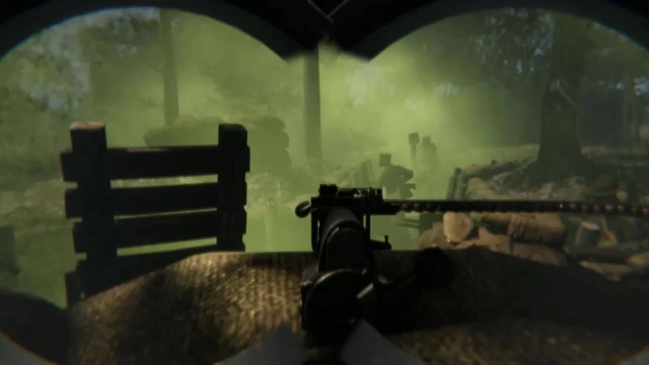 Verdun - Hotchkiss M1909 "Benet-Mercie"- Кинематографический геймплей без Hud Ultra Graphics