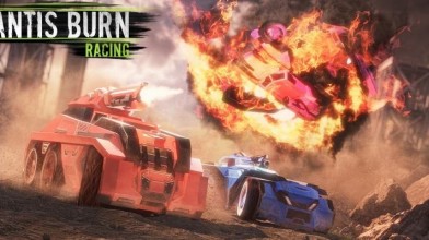 Доселе мирная Mantis Burn Racing получила обновление Battle Cars с оружием и бронёй