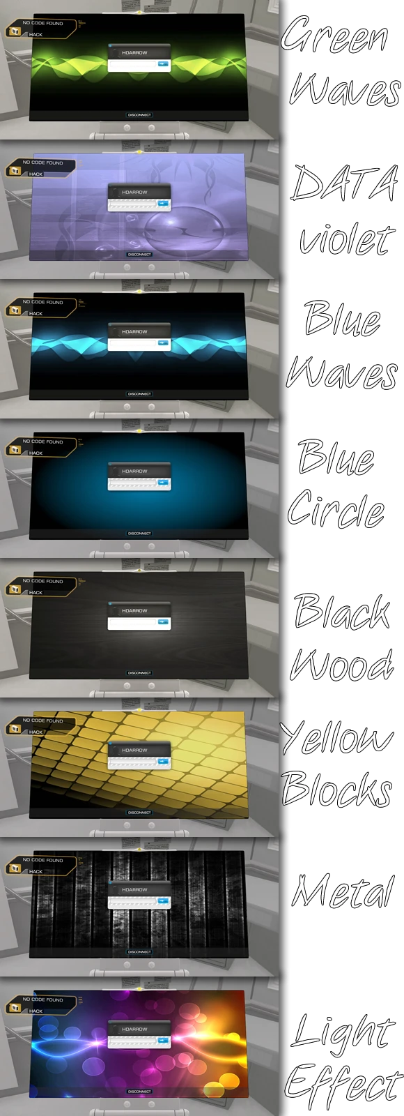 Deus Ex: Human Revolution "Заставки для компьютеров"