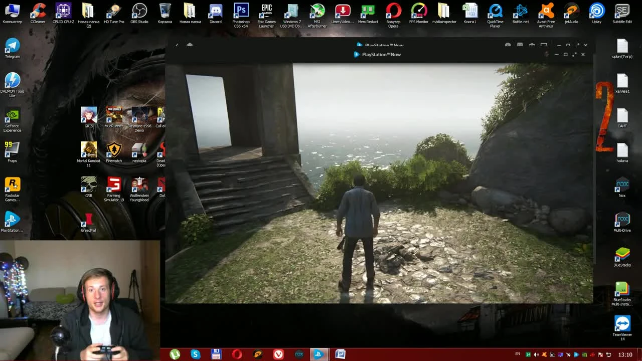 Uncharted 4 на ПК на русском в PS Now!