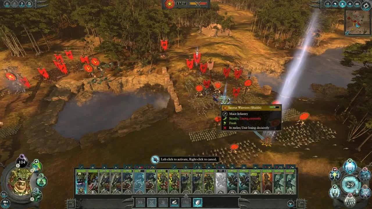 Битва Ящеролюды vs Скавены | Total War: WARHAMMER 2