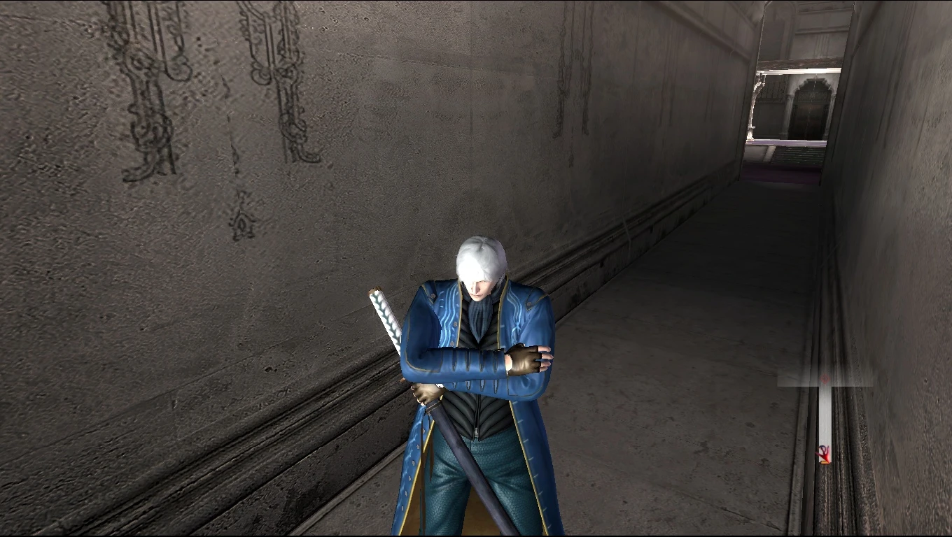 Devil May Cry 4 "Vergil Hair Down DMC3"
