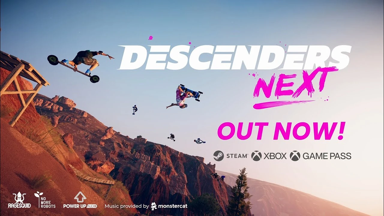 Cимулятор экстремального спорта Descenders Next вышла в раннем доступе в Steam и Xbox Game Pass