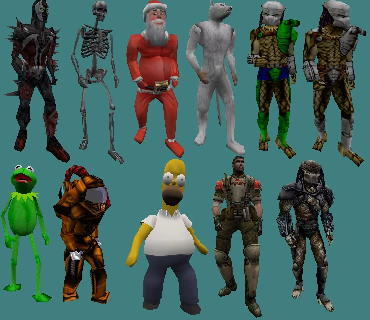 Sven Coop "Gold Player Model Pack"