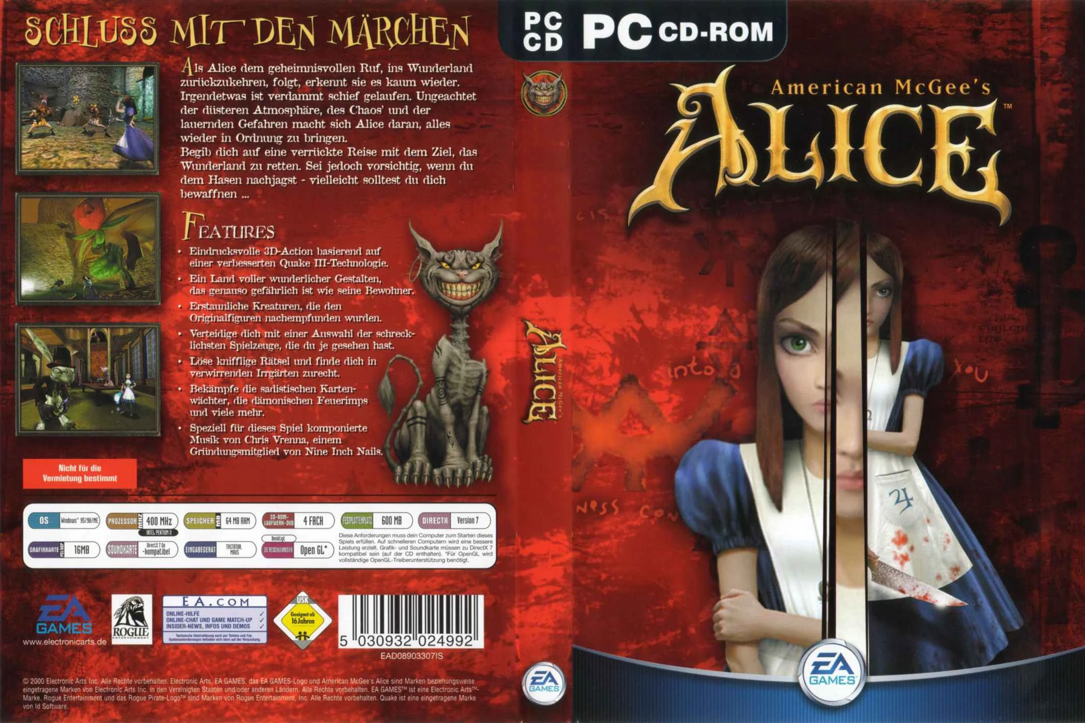 Русификатор текста для American McGee's Alice