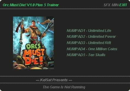 Orcs Must Die!: Трейнер (+5) [1.0] {KelSat}