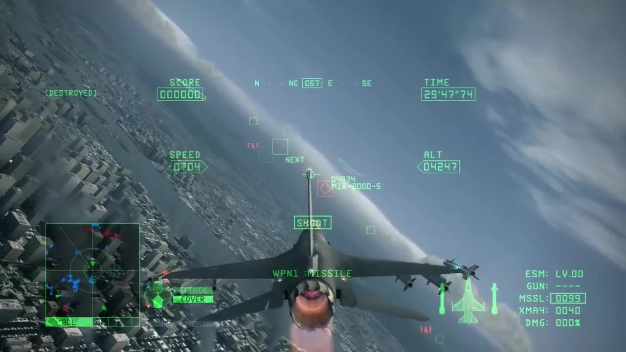 Ace Combat 6 - Геймплей с Xbox One X