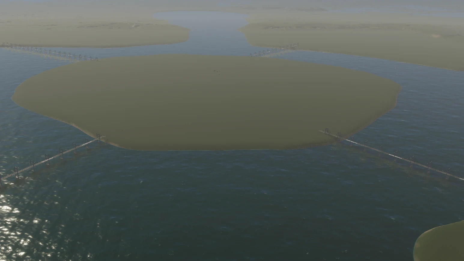 Cities: Skylines 2 "Карта - 4 острова "