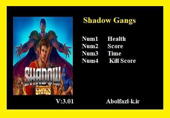 Shadow Gangs: Трейнер/Trainer (+4) [3.01] {Abolfazl.k}