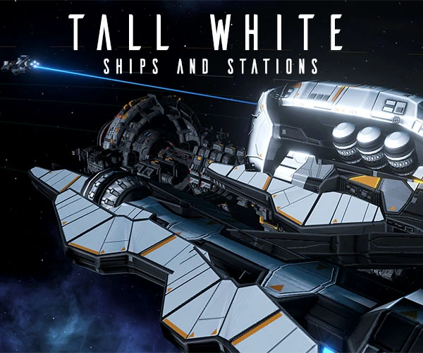 Stellaris "TALL WHITE 2.0 ships and stations"