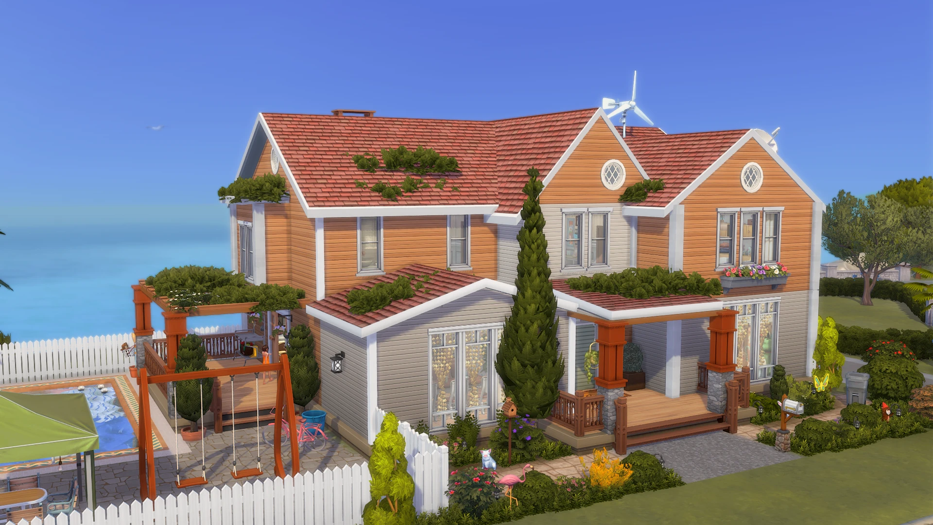 The Sims 4 "Большой семейный дом для многодетной семьи в Тартозе"