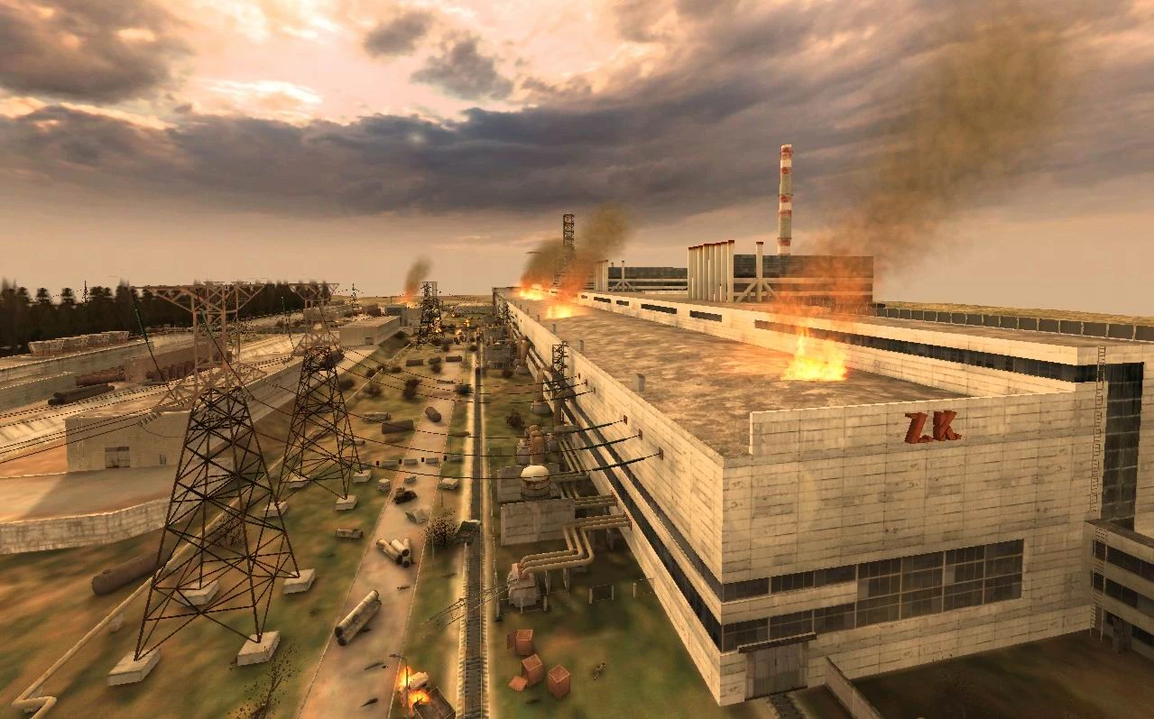 S.T.A.L.K.E.R.: Чистое небо "МП карта Чаэс 1 Портированная из тч в чн"