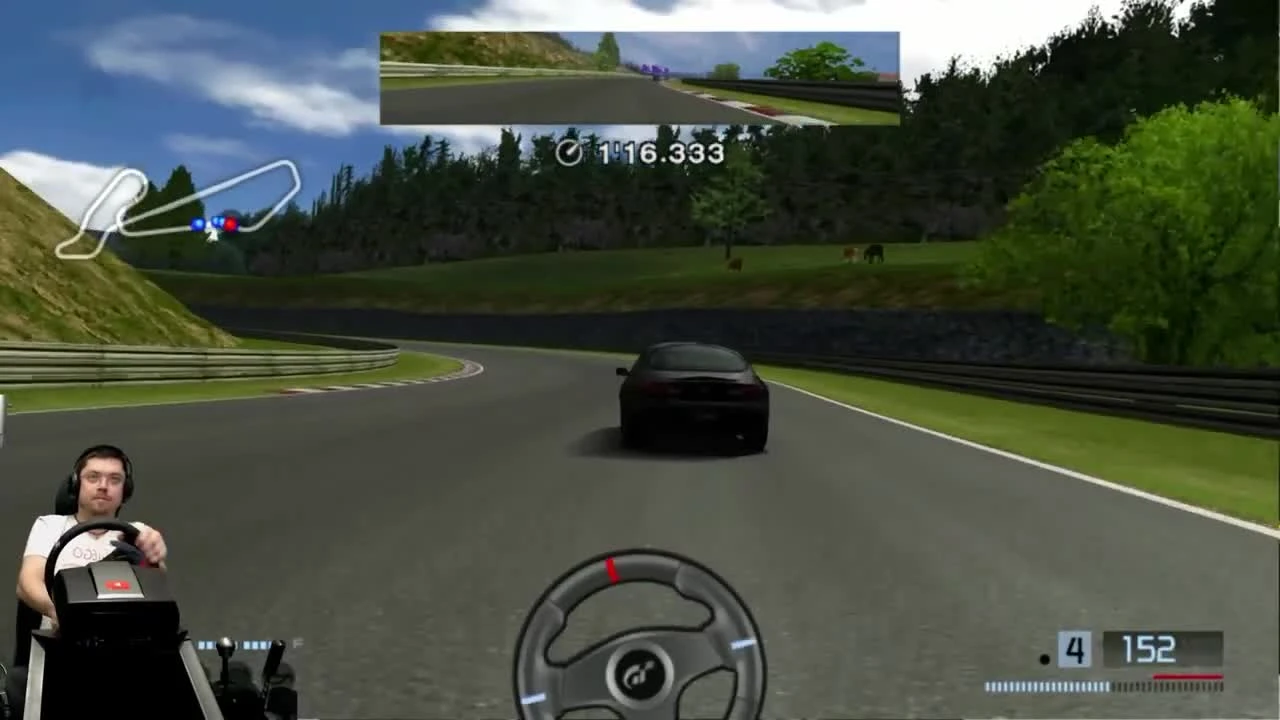 Страшный сон Кларксона - FF челлендж Gran Turismo 4К на ПК + руль Fanatec CSL Elite