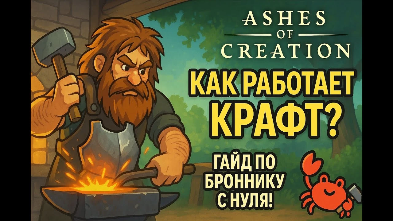 Секреты бронника: как работает крафт в Ashes of Creation, прокачка с нуля и экономия на легендарках