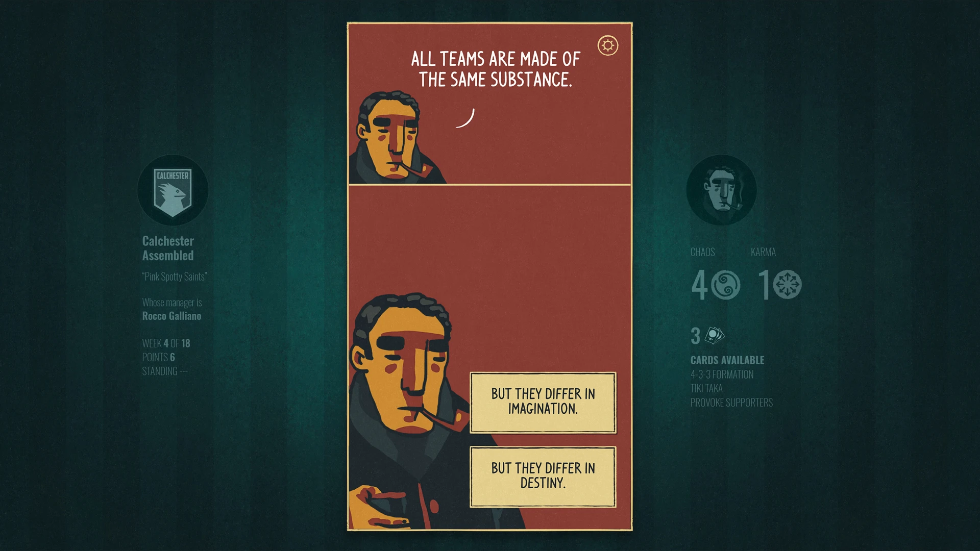 Football Drama - это симулятор футбольного менеджера с сюжетом