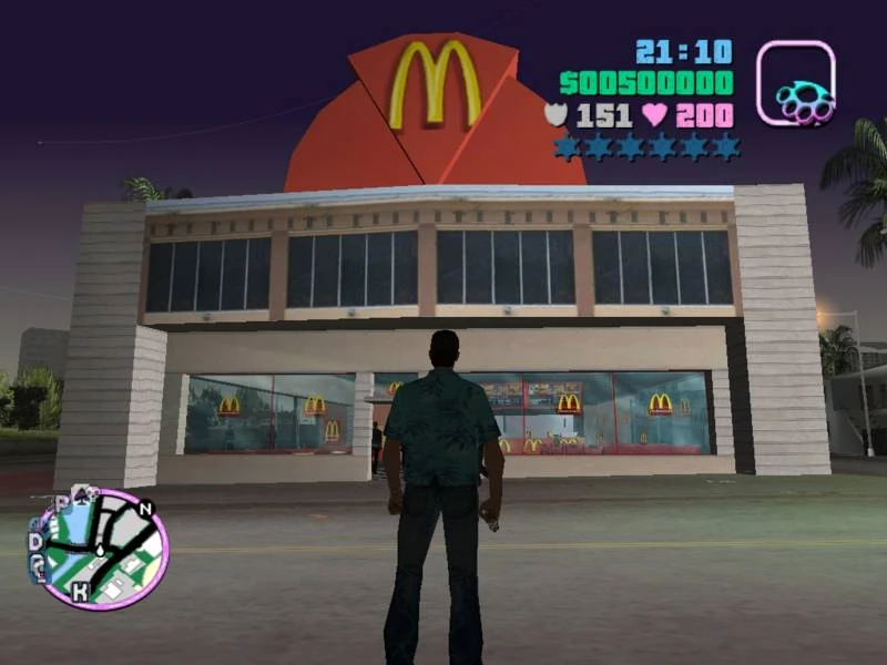 Grand Theft Auto: Vice City "McDonalds"