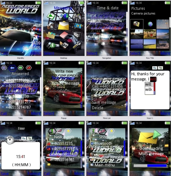 Need for Speed: World "Theme SE 240x320"