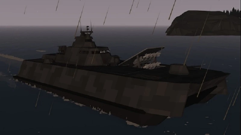 Stormworks: Build and Rescue "Sverd Класса Корвет - Высокоскоростной военный корабль" [25.06.21]