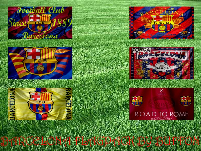 FIFA 09  "Barcelona Flagpack by Buffon"