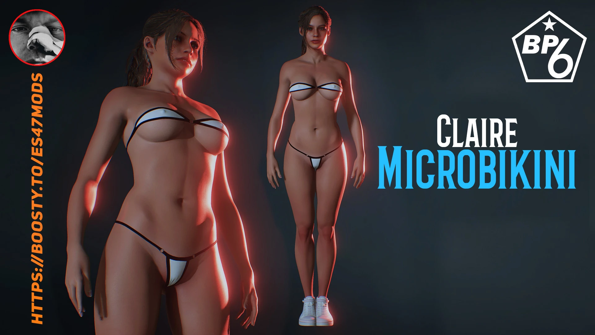 Resident Evil 2 "Клэр в микробикини"{Dedraz/Es47}