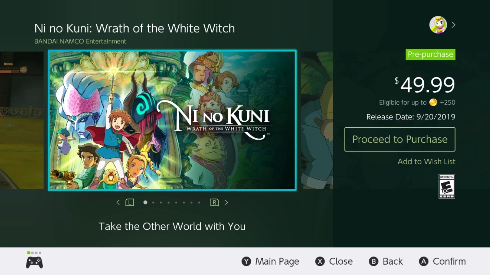 Стал известен размер игры Ni no Kuni: Wrath of the White Witch для гибридной консоли