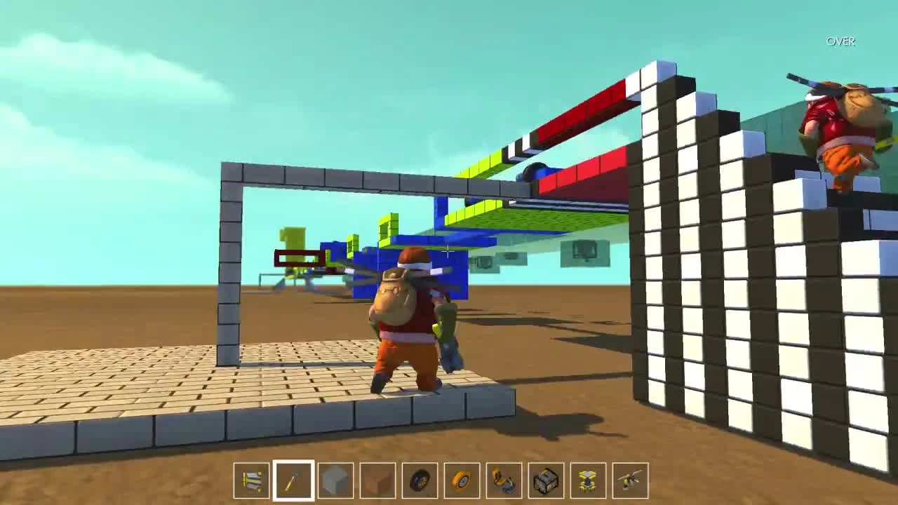 Адский дедран с жесткими ловушками в SCRAP MECHANIC