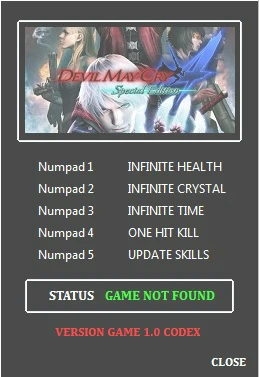 Devil May Cry 4: Special Edition: Трейнер/Trainer (+5) [1.0] {LIRW / GHL}