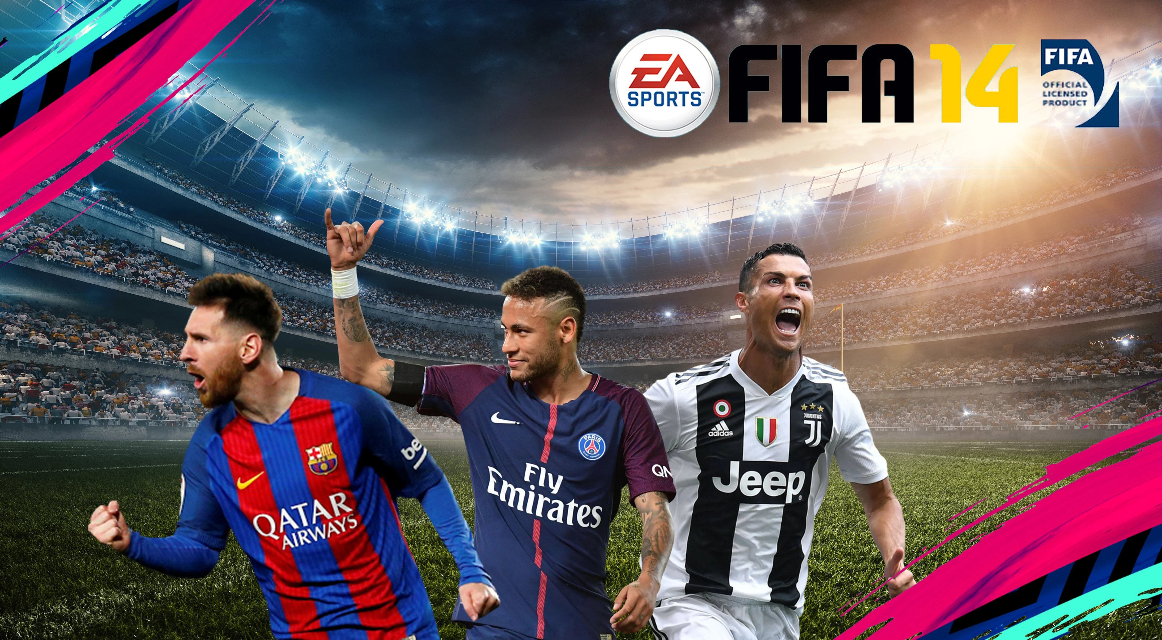 FIFA 14 " Новый splash и логотип EA"