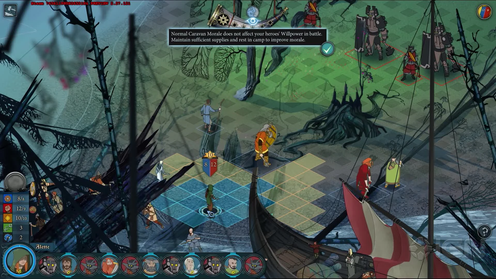 Первые 25 минут The Banner Saga 2