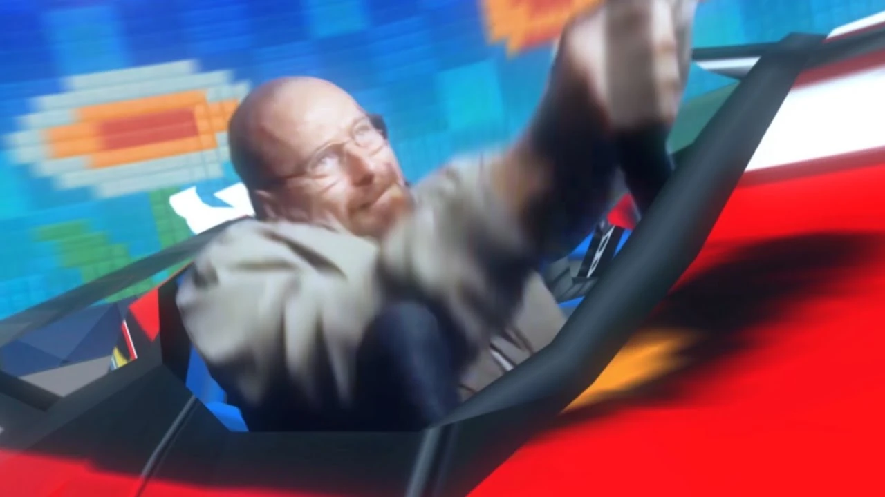 Герои сериала "Во все тяжкие" на трассе Mario Kart