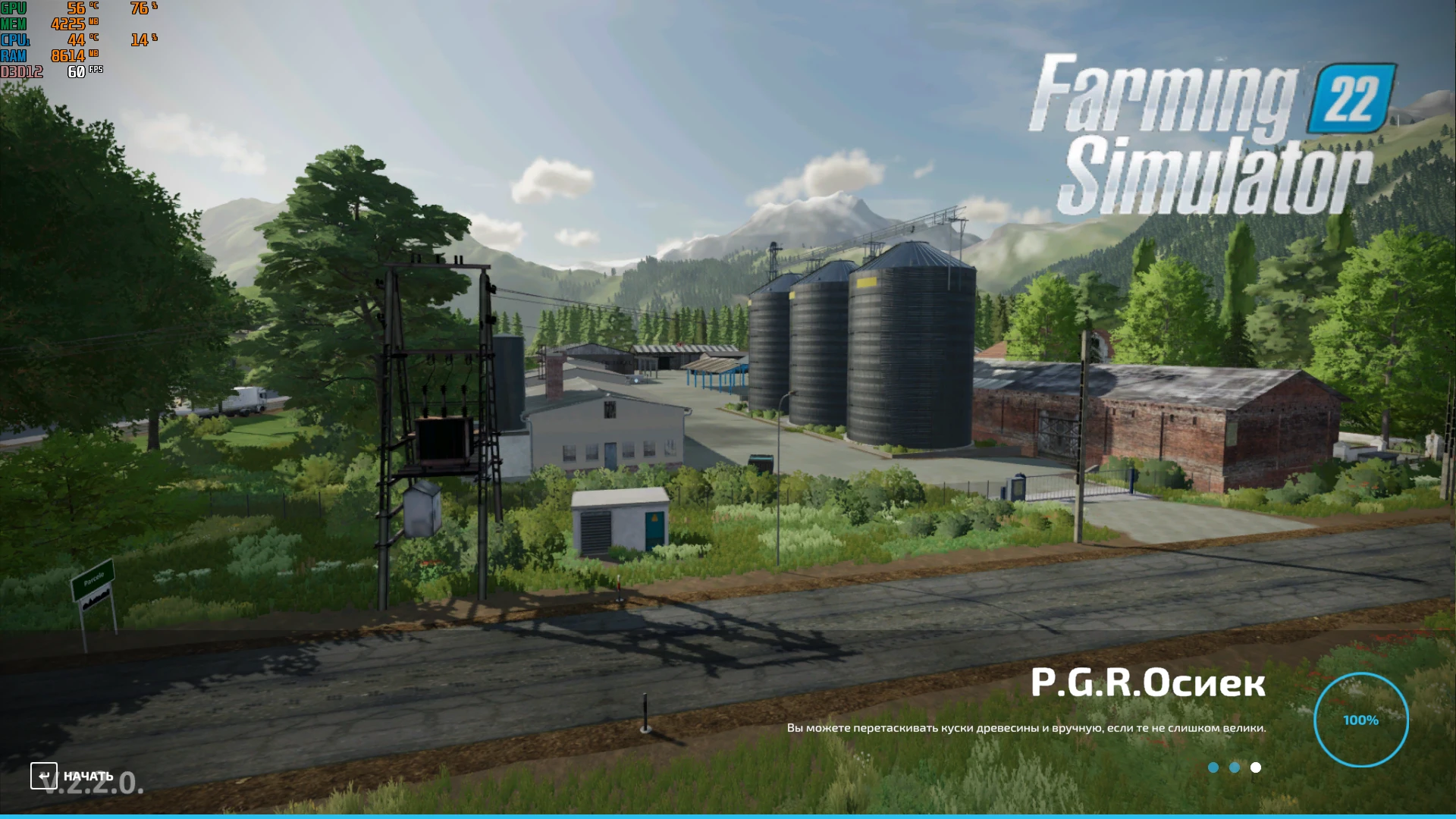 Farming Simulator 22 "Карта посёлок Осиек" [v2.2.2.0]{Cerafim edition}