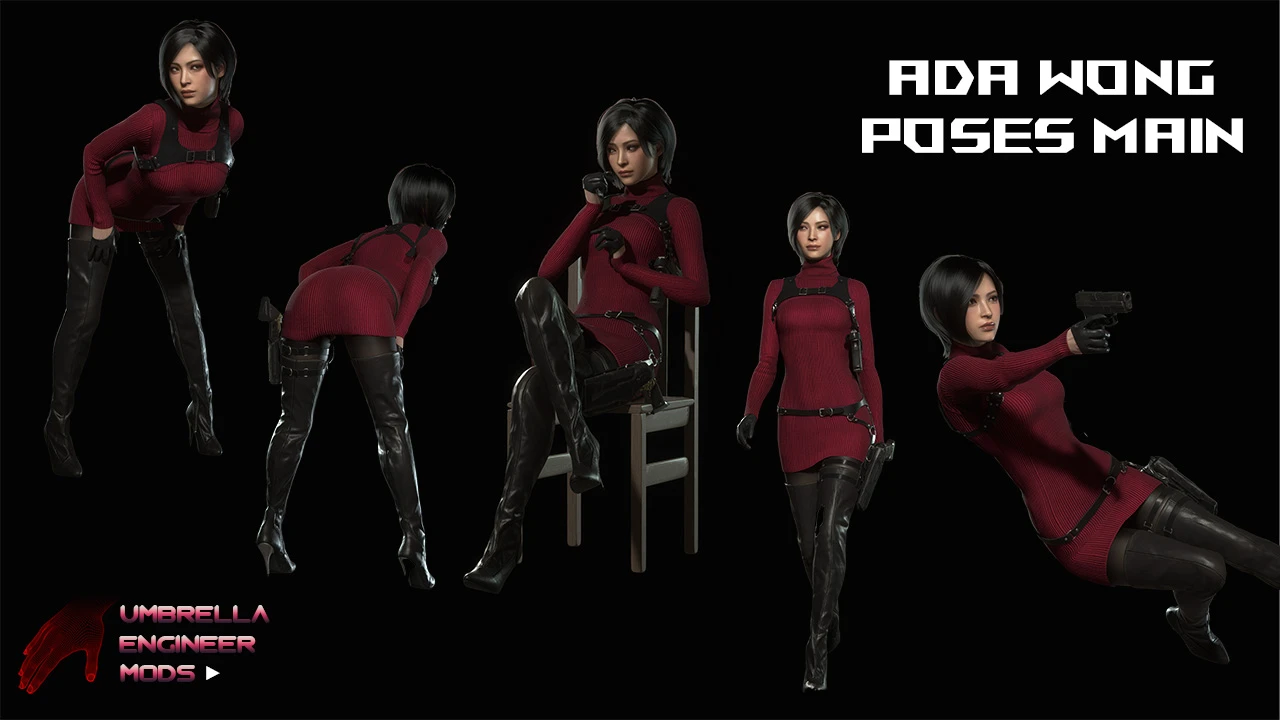 Resident Evil 4 Remake "Коллекция поз и анимаций для Ады" [1.0]