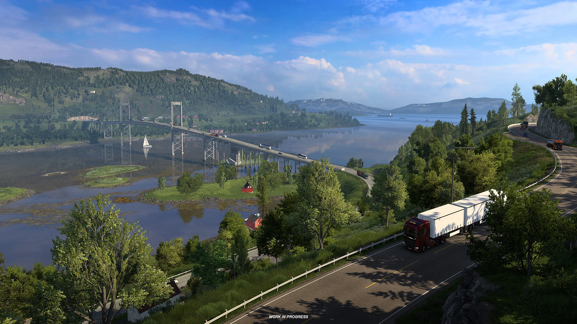 Новые скриншоты из будущего DLC Северные горизонты для Euro Truck Simulator 2 - фьорды и горы