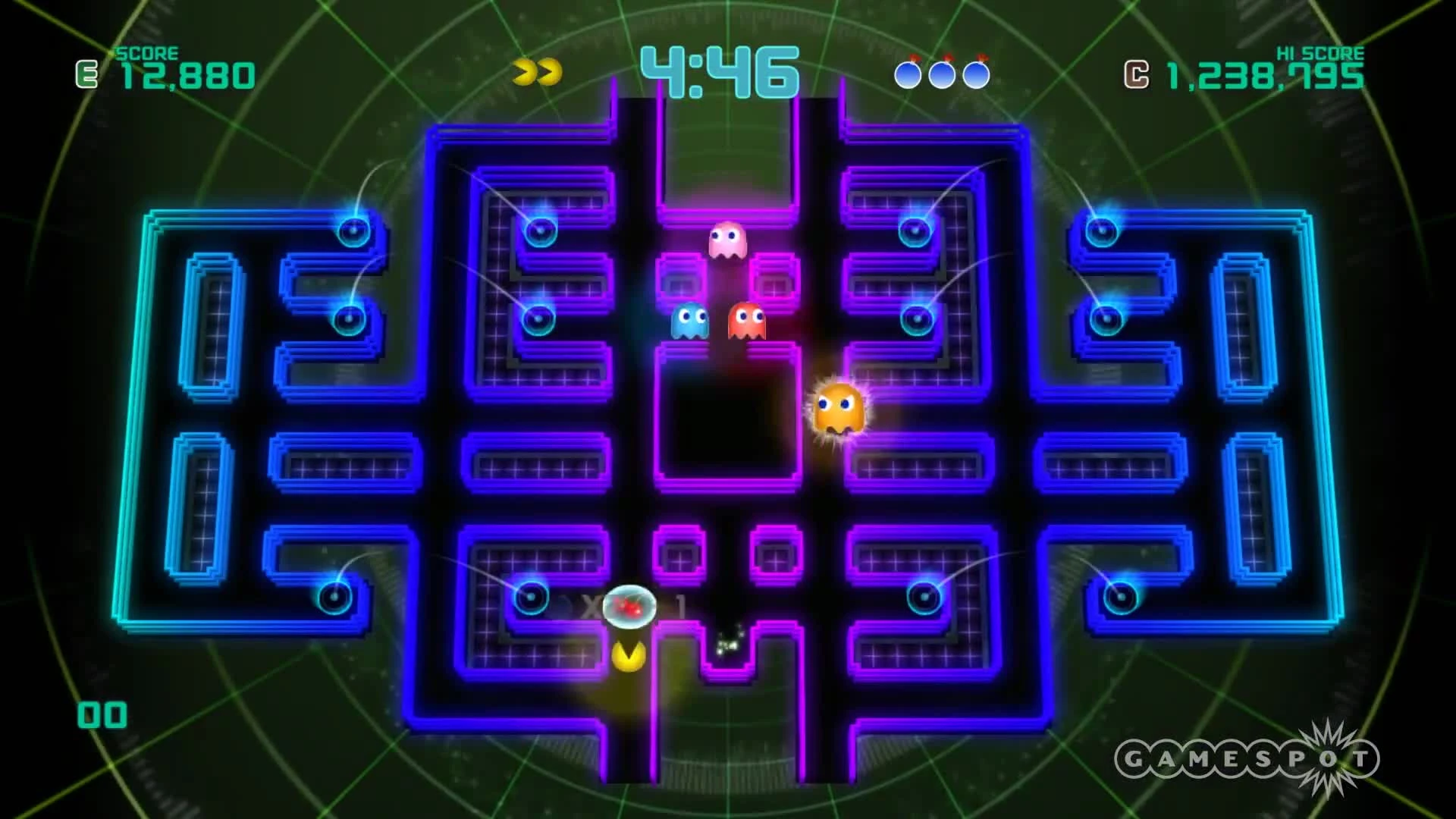 Pac-Man Championship Edition 2 "Геймплей Score Attack"