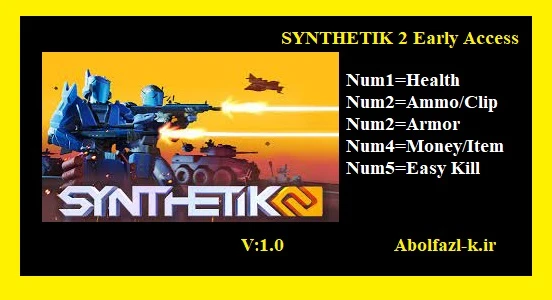 SYNTHETIK 2: Трейнер/Trainer (+5) [1.0] {Abolfazl.k}