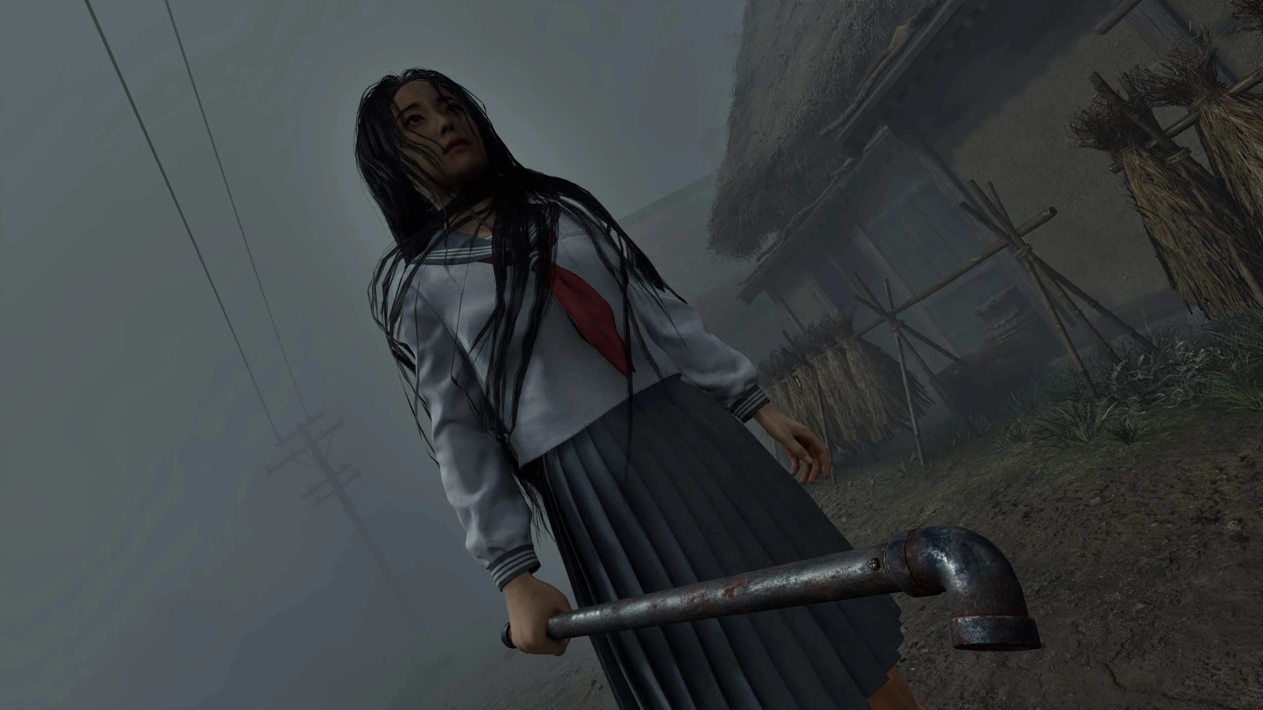 Silent Hill f "Растрепанные волосы для Хинако"