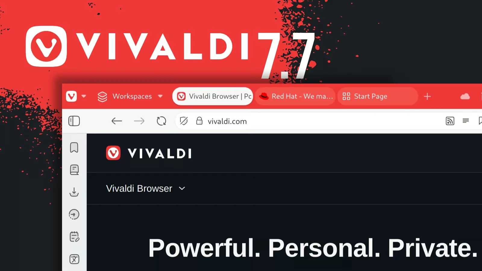 Вышел браузер Vivaldi 7.7 с обновленной стартовой страницей и улучшенной производительностью