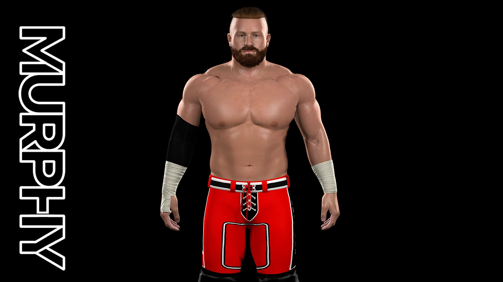 WWE 2K19 "Buddy Murphy Latest Red Attire + Render MOD"