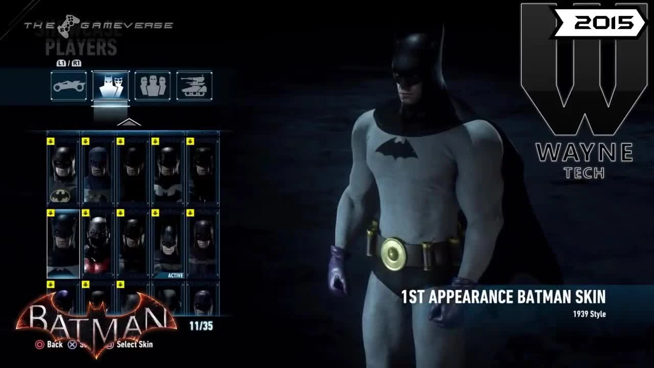 Эволюция костюмов бэтмена за 18 лет в видео играх