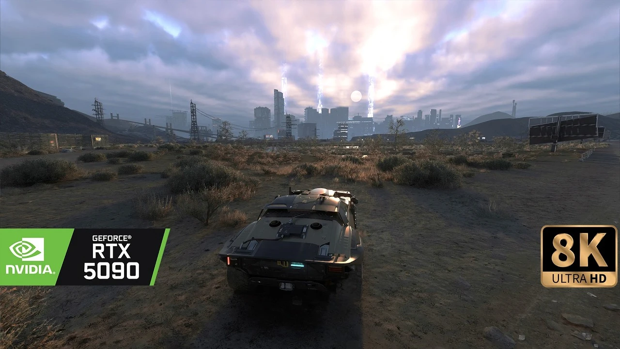 Cyberpunk 2077 с ультра-графикой и тремя сотнями модов