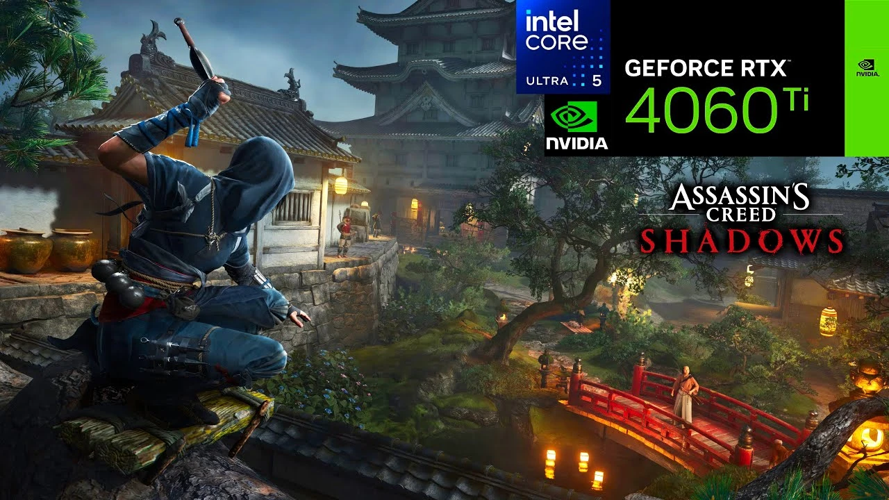 Производительность Assassin's Creed Shadows на RTX 4060 Ti