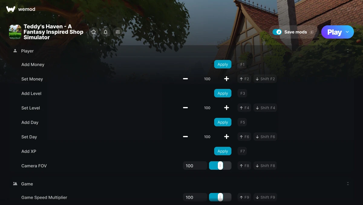 Teddy's Haven - A Fantasy Inspired Shop Simulator "Трейнер +20 от WeMod: Редактор игрока, сезонов и физики"