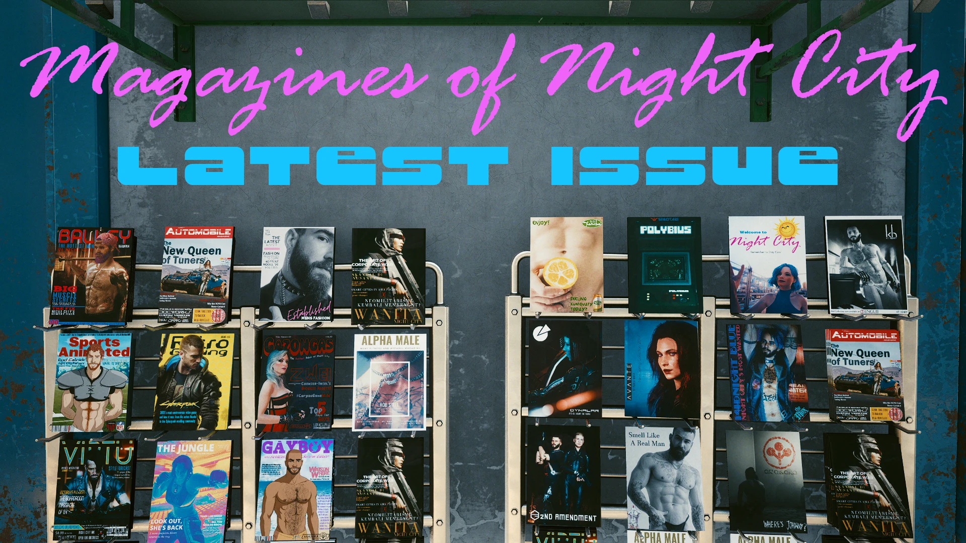 Cyberpunk 2077 "Журналы Найти-Сити"