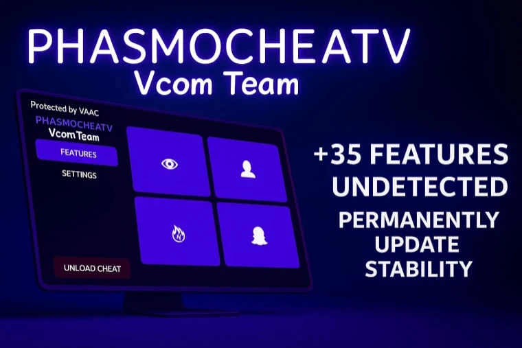 Phasmophobia "Чит-Мод +54 / PhasmoCheatV" [UPD: 11.11.2025] {ViniLog and VCom Team}