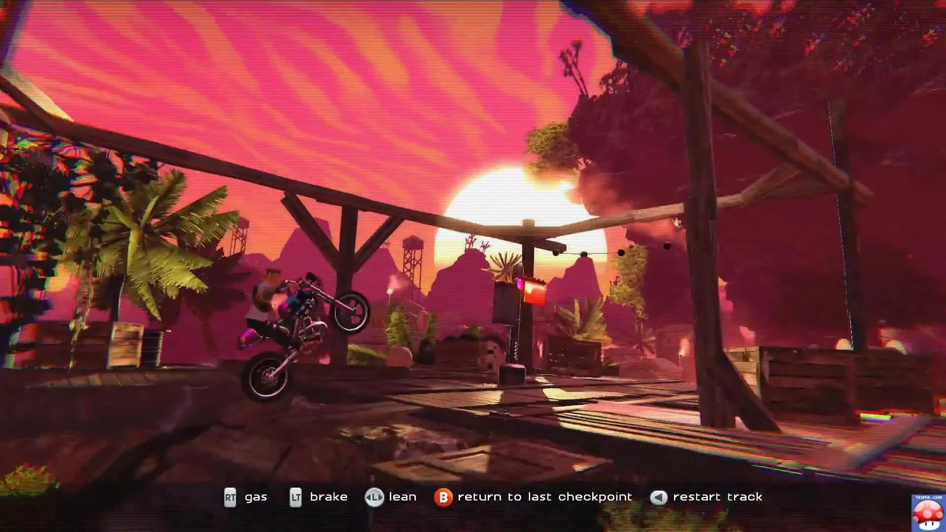 Trials of the Blood Dragon - Геймплей