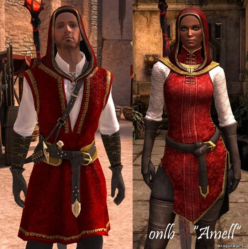 Dragon Age 2 "Орлесианская благородная лёгкая броня"