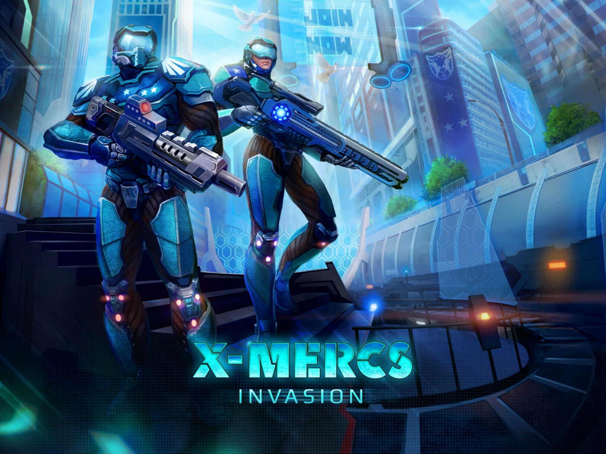 Стартовало закрытое бета-тестирование X-Mercs: Invasion